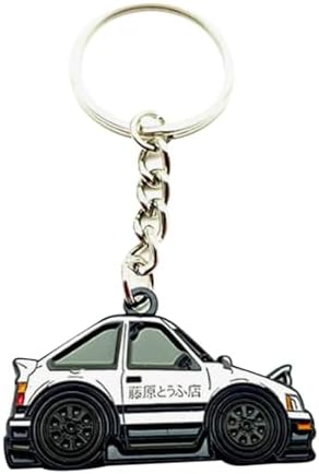 Initial D Akagi RedSuns Manga Anime Keychain Key Tag Chain Fob